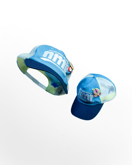 NMR indigo quarter mesh cap