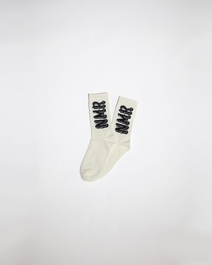NMR logo crew sock
